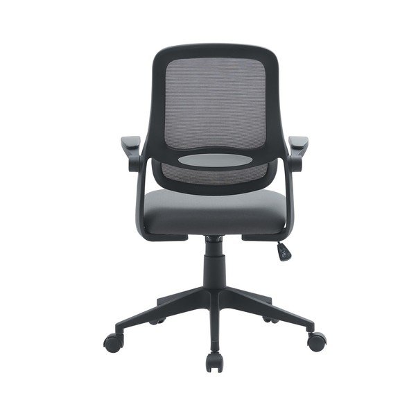 Sivá čalúnená kancelárska stolička Gilmore – Yes Everyday-image-3