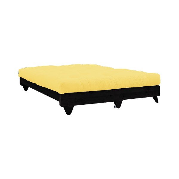 Rozkladacia pohovka so svetložltým poťahom Karup Design Fresh Black/Yellow-image-4