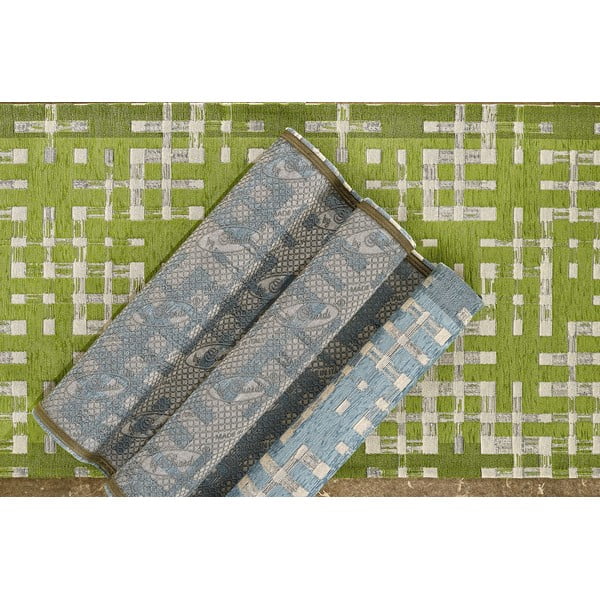 Hnedý umývateľný behúň 55x240 cm Dama Fango – Floorita-image-2