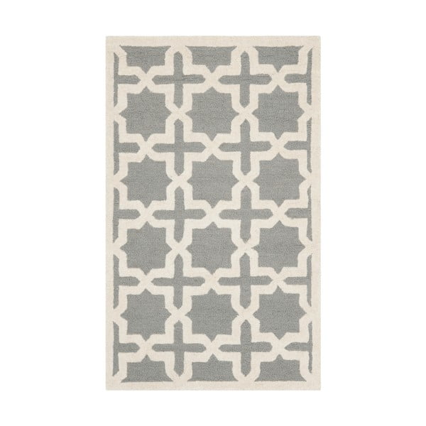 Vlnený koberec Marina 121x182 cm, sivý