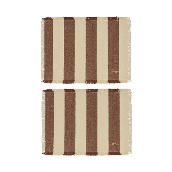 Prestieranie 2 ks z bio bavlny 36x48 cm Toppu – OYOY Living Design