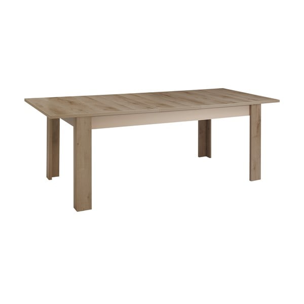 Hnedý jedálenský stôl Gami Sha, dĺžka 220 cm