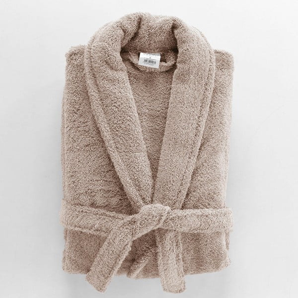 Svetlohnedý bavlnený župan veľkosť M Tendresse – douceur d'intérieur