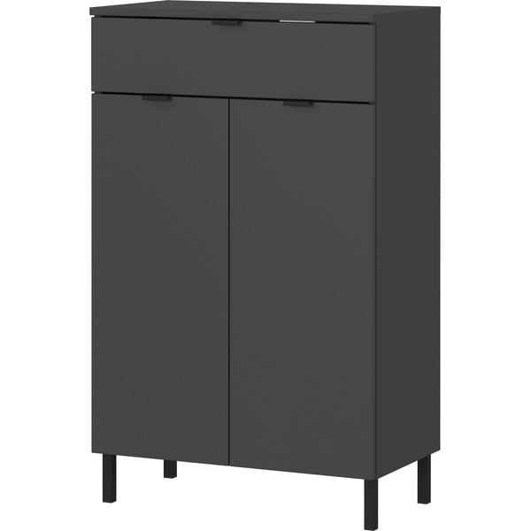 Antracitová vysoká kúpeľňová skrinka 60x97 cm Arcena – Germania-image-2