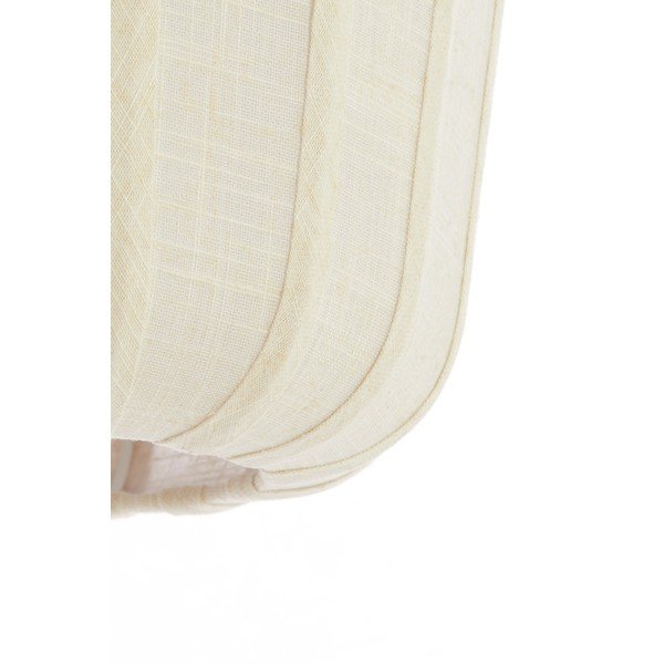 Biele závesné svietidlo s textilným tienidlom ø 10 cm Bibury – Light & Living-image-4