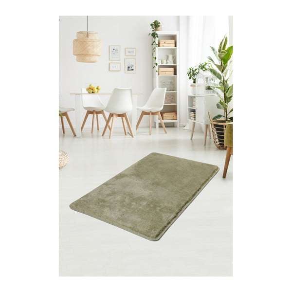 Zelený koberec Milano, 120 × 70 cm