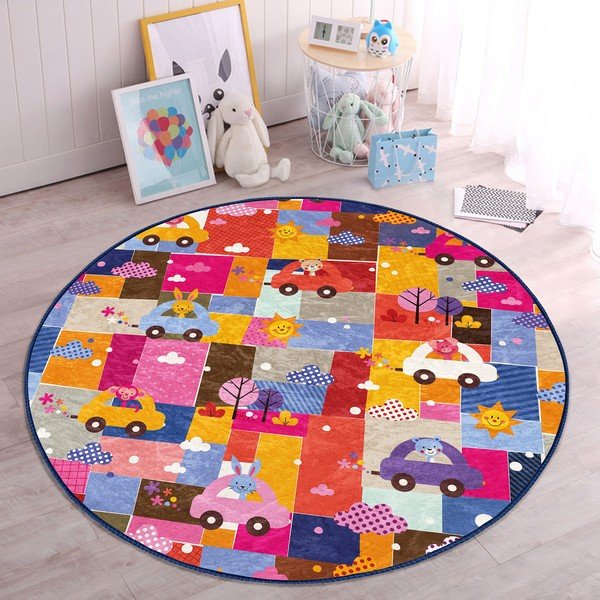 Detský koberec ø 120 cm Comfort – Mila Home-image-3