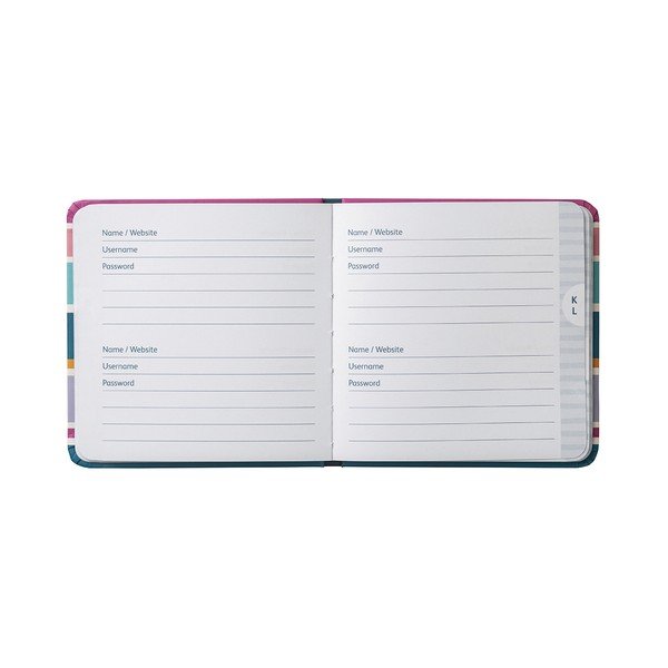 Zápisník na heslá Busy B Rainbow-image-3