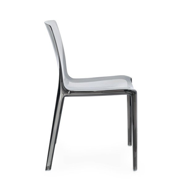 Sivá plastová záhradná stolička Adele – Bizzotto-image-2