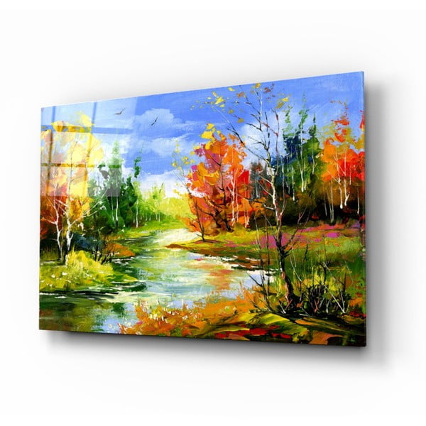 Sklenený obraz Insigne Colorful Autumn, 110 x 70 cm