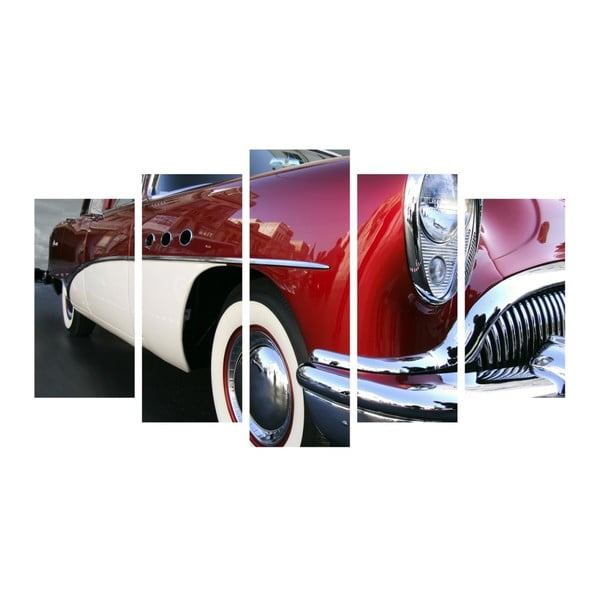 Viacdielny obraz 3D Art Retro Vintage Car, 102 × 60 cm