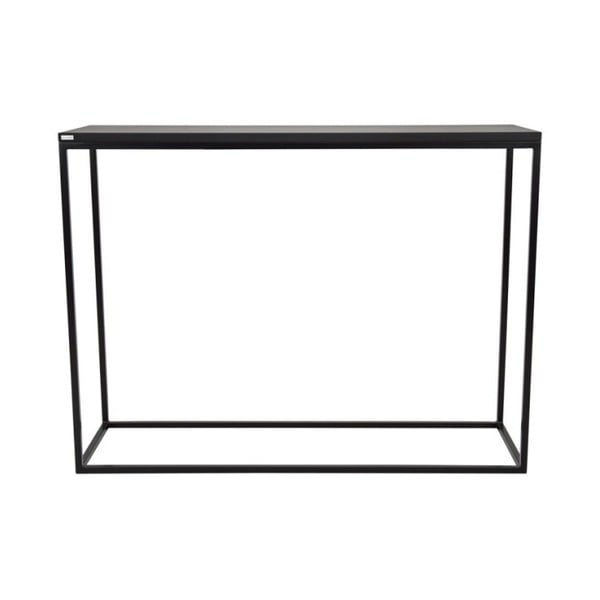 Čierny konzolový stolík Take Me HOME Aren, 100 × 30 cm