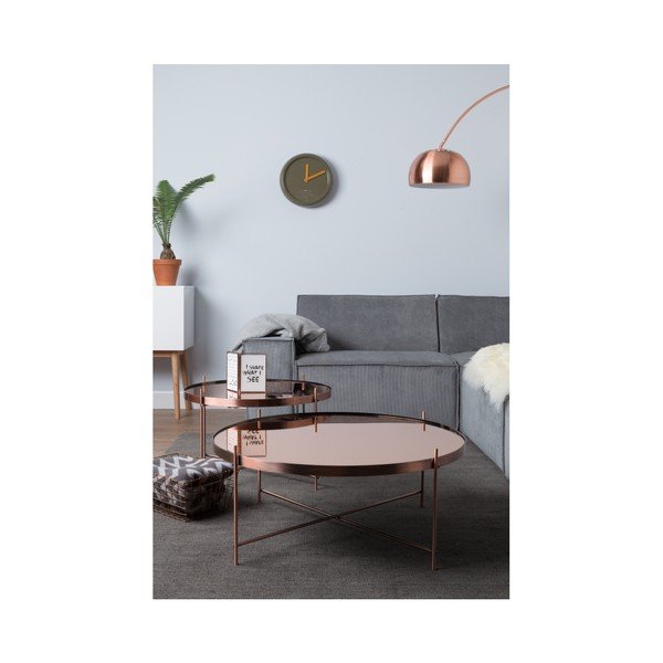 Konferenčný stolík v medenej farbe Zuiver Cupid XXL-image-1