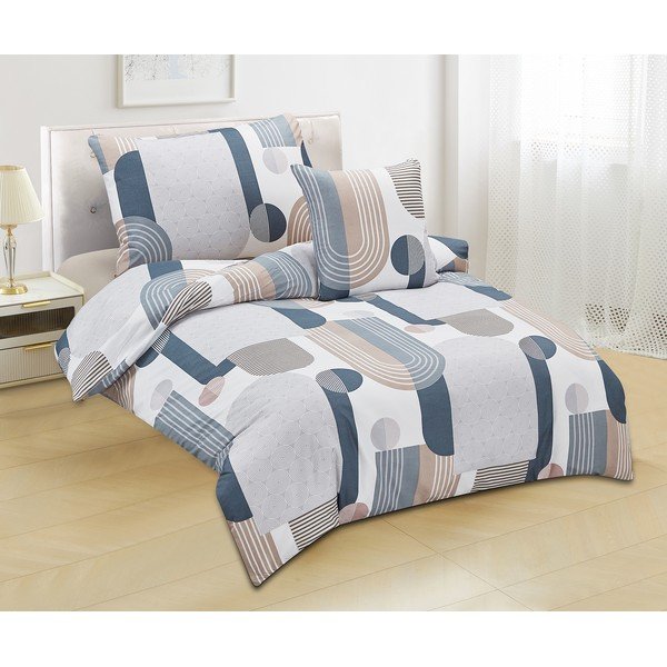 3-dielne obliečky na jednolôžko z mikrosaténu 140x200 cm Beryl – My House-image-1