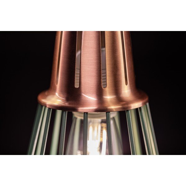 Zelené závesné svietidlo s kovovým tienidlom ø 18 cm Kaliope – GTV-image-4