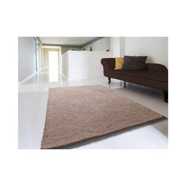 Hnedý koberec Universal Shanghai Liso Marron, 80 × 150 cm-image-1