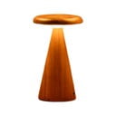 LED stolová lampa v prírodnej farbe s dreveným tienidlom (výška 14 cm) Sylva – Gingko