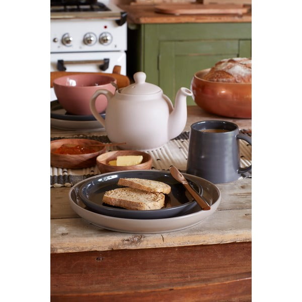 Tmavosivý keramický tanier Mikasa Serenity, ø 20 cm-image-1