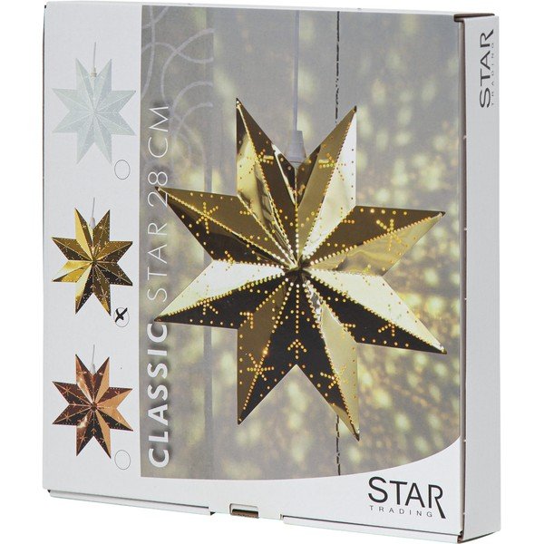Vianočná svetelná dekorácia v zlatej farbe Classic - Star Trading-image-4