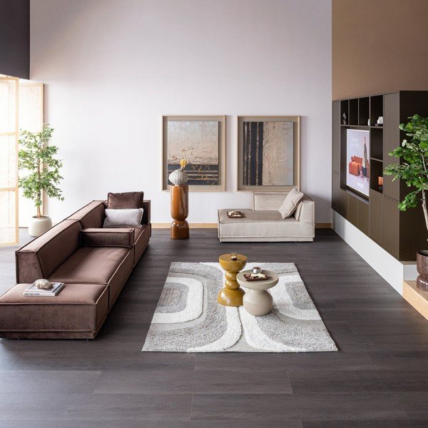 Kovový okrúhly odkladací stolík ø 45 cm Bova – WOOOD-image-2