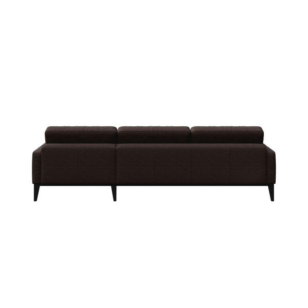 Hnedá rohová pohovka MESONICA Musso Tufted, ľavý roh-image-3