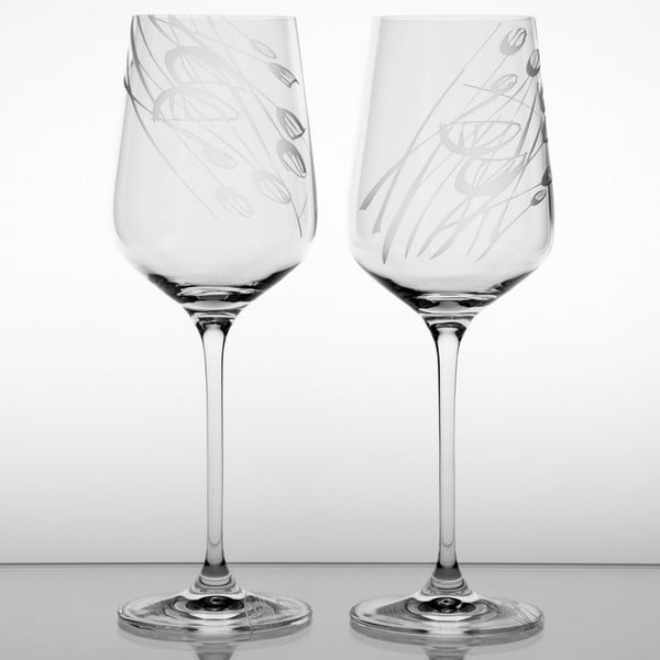 Ateliér Žampach, set 2 ks pohárov na biele víno Černucha
