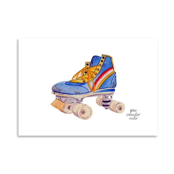 Autorský plagát Roller Skate, 30x42 m