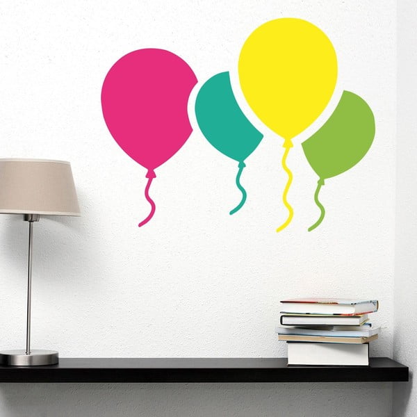 Samolepka na stenu Colorful Baloons