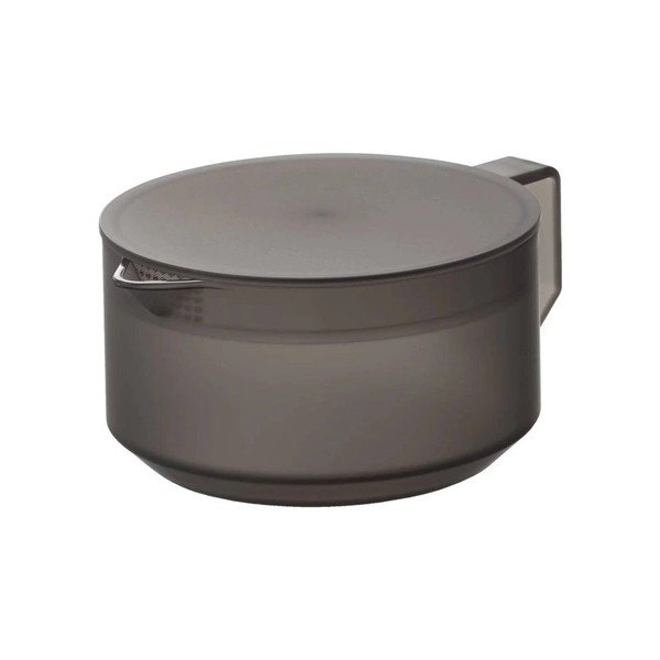 Čierna plastová kanvica na čaj so sitkom 600 ml Tower – YAMAZAKI