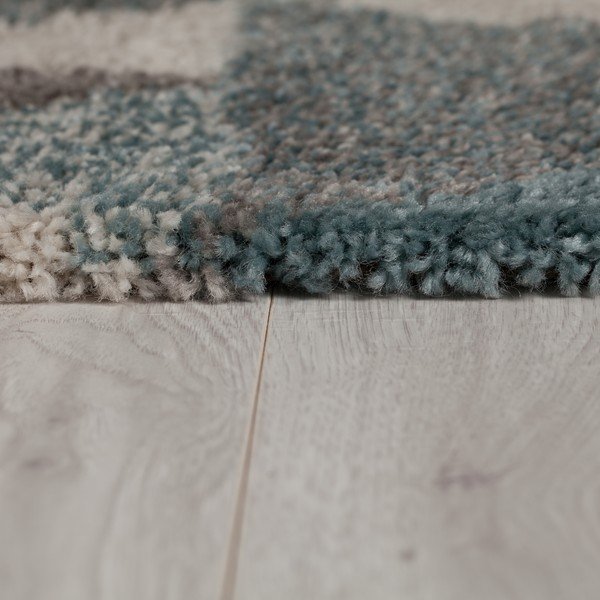 Sivo-modrý koberec Flair Rugs Nuru, 60 x 230 cm-image-4