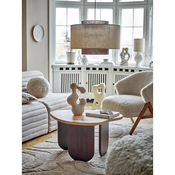 Béžové kreslo z textílie buklé Camino – Bloomingville-image-1