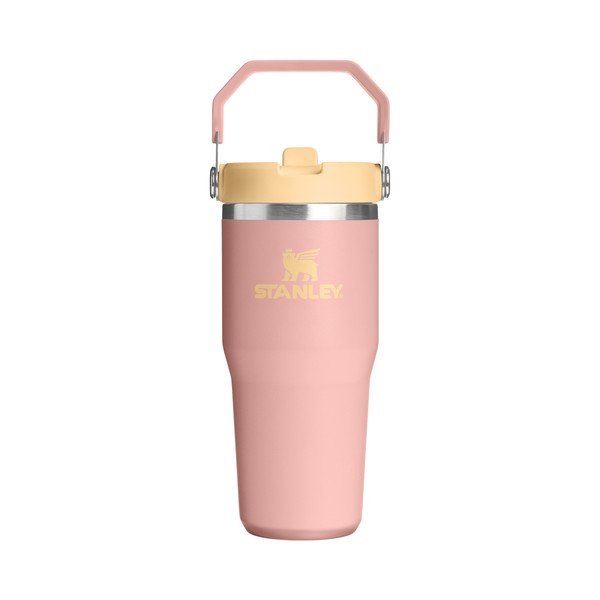 Broskyňová termoska z nehrdzavejúcej ocele 410 ml IceFlow™ Flip Straw 2.0 Tumbler Peach Rose – Stanley