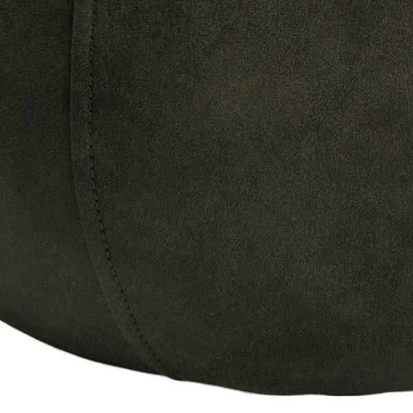 Olivovozelený puf z imitácie kože Actona Mie, 60 x 60 cm-image-4