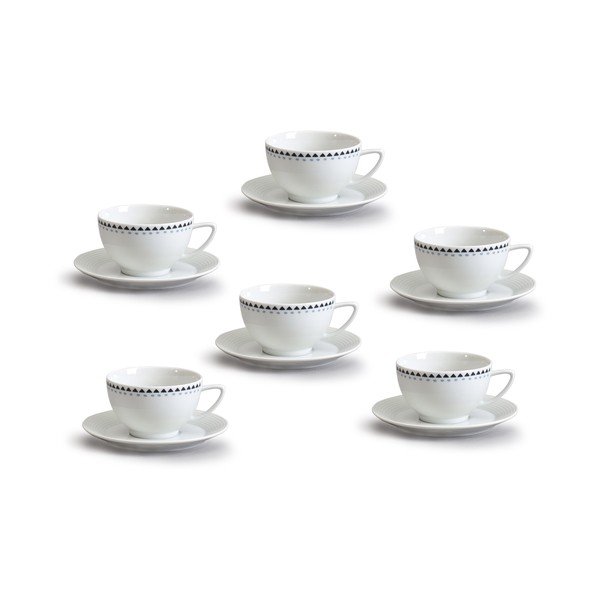 Porcelánová sada na čaj s trojuholníčkami Thun Lea-image-1