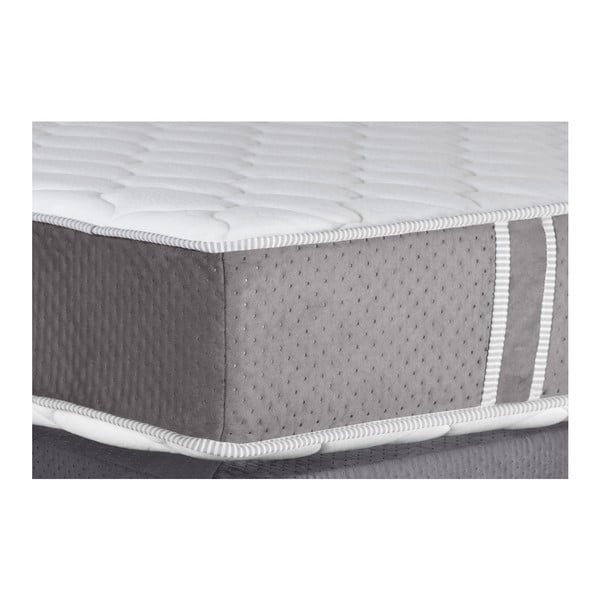 Bielo-sivý matrac s pamäťovou penou Stella Cadente Syrius, 180 × 200 cm-image-3