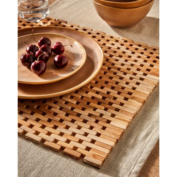 Drevená kúpeľňová predložka Kave Home Azuray, 40 x 60 cm-image-3