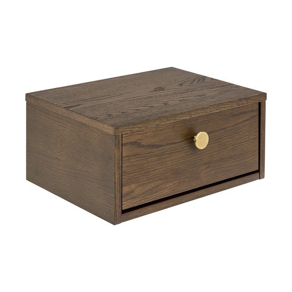 Nočný stolík v dekore duba v tmavoprírodnej farbe Monfort – Actona-image-2