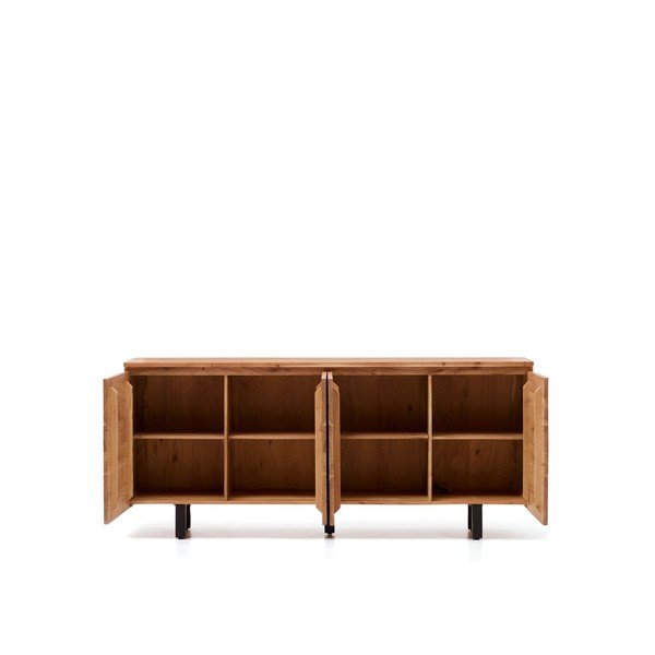 Komoda z masívu akácie v prírodnej farbe 200x88x40 cm Uxue – Kave Home-image-4