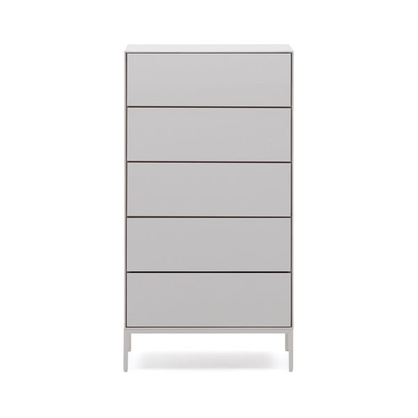 Biela vysoká komoda 60x114 cm Vedrana – Kave Home-image-4
