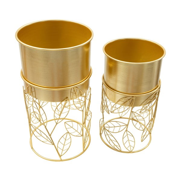 Kovové obaly na kvetináče v súprave 2 ks ø 23 cm Livi – Mauro Ferretti-image-2