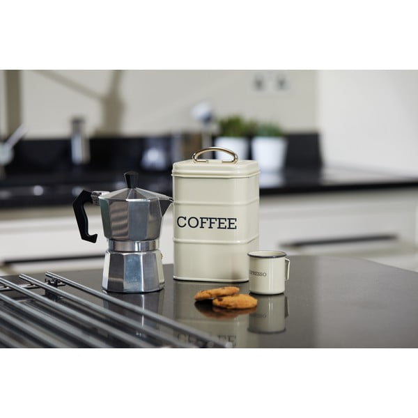 Oceľová dóza na kávu Living Nostalgia – Kitchen Craft-image-2