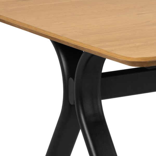 Jedálenský stôl s doskou v dubovom dekore 100x200 cm Bristol – Actona-image-4