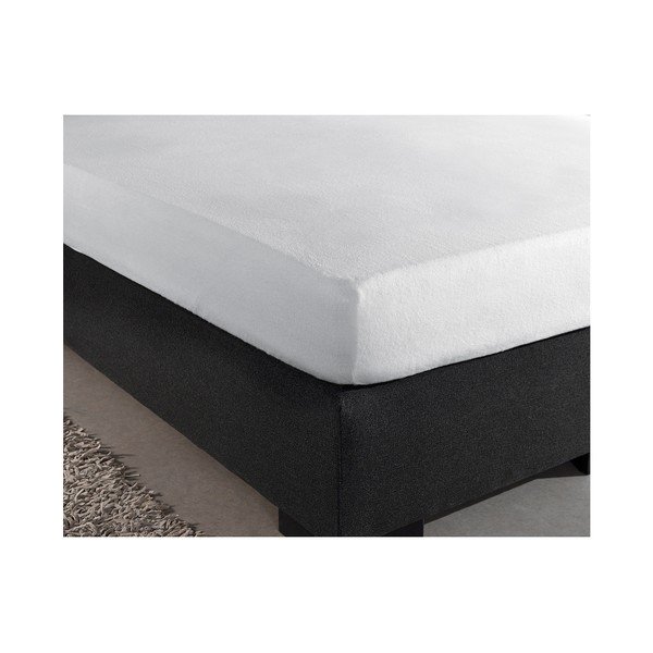 Biela elastická plachta Sleeptime Molton, 190/200 x 220/230 cm-image-1