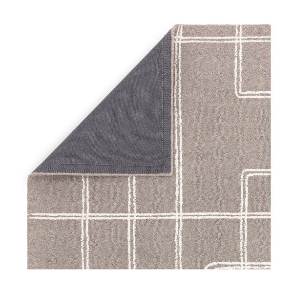 Svetlosivý ručne tkaný vlnený koberec 200x300 cm Ada – Asiatic Carpets-image-2