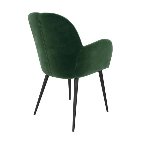 Zelené čalúnené jedálenské kreslo Fitz – Støraa-image-2