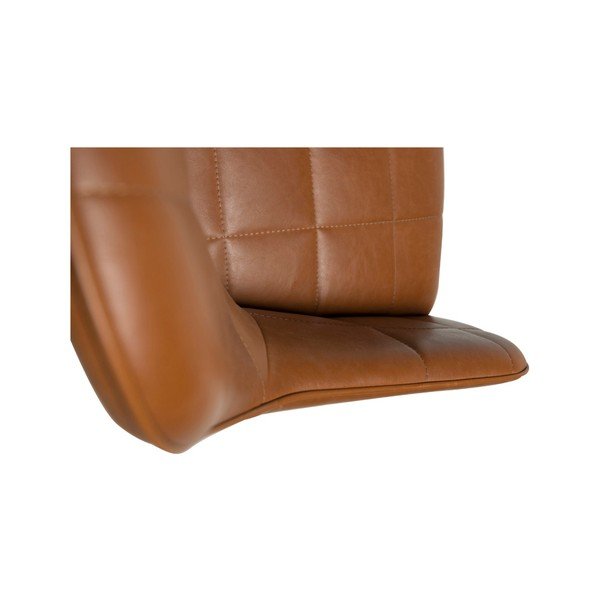 Hnedá koženková stolička DAN-FORM Denmark Embrace Vintage-image-1