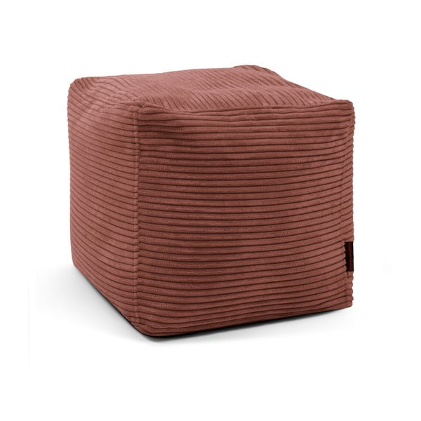 Menčestrový sedací vak v tehlovej farbe Up! MooG – SLOWDOWN