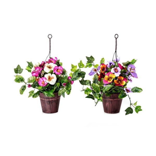 Umelé kvety v súprave 2 ks (výška  21 cm) – Casa Selección