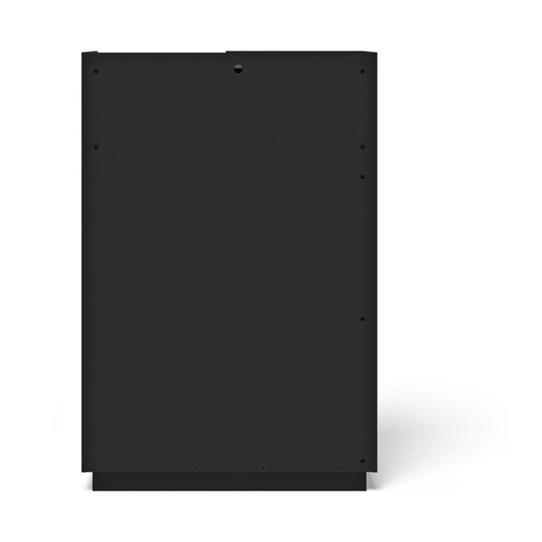 Hnedo-čierna knižnica v dekore orecha 180x83 cm Nina – TemaHome-image-3