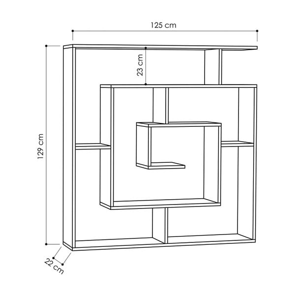 Antracitová knižnica Maze Anthracite-image-2